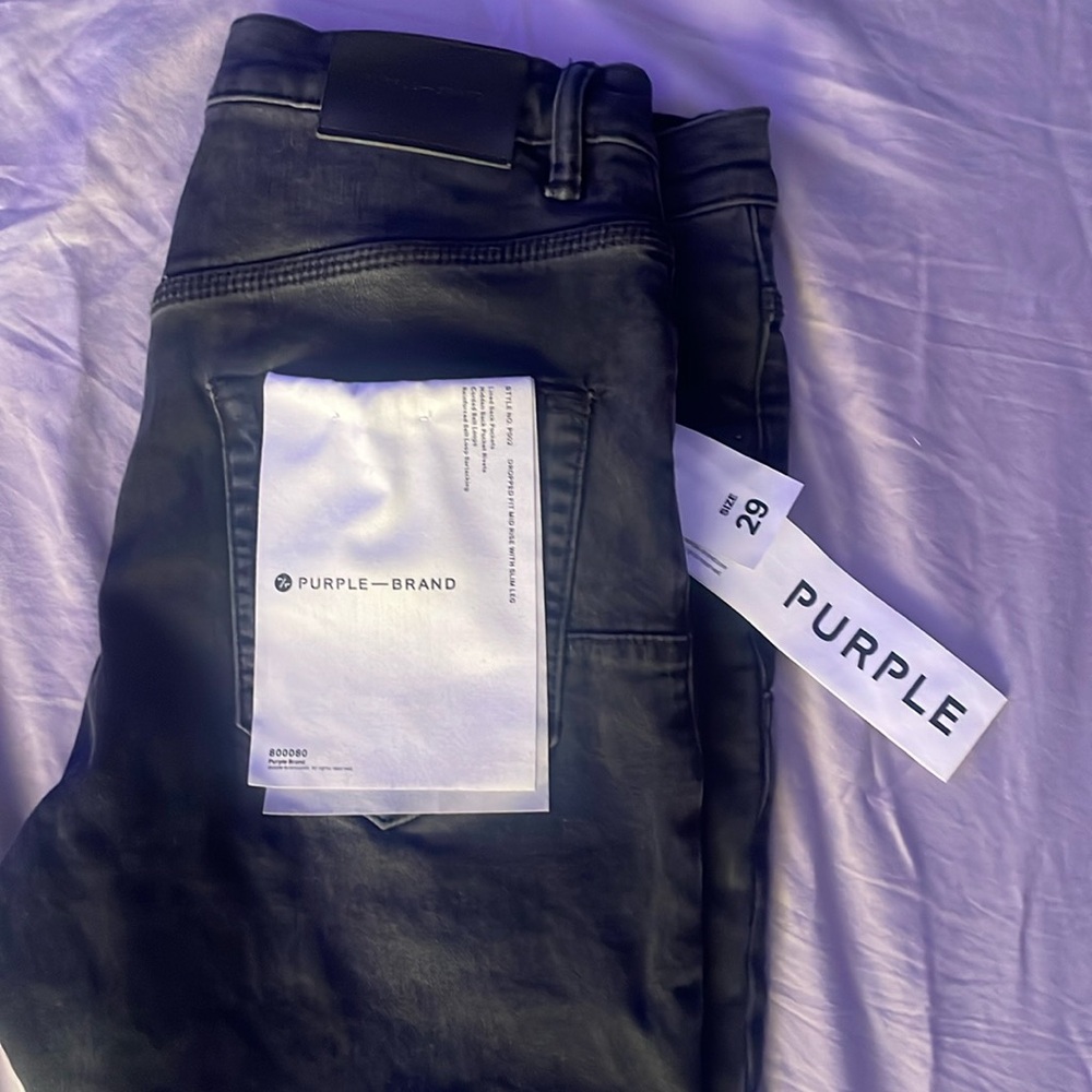 purple jeans rarley worn